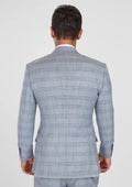 Polo Blue Windowpane Bamboo Suit - SARTORO