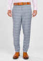 Polo Blue Windowpane Pants - SARTORO