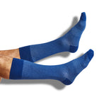  Navy Birdseye Dress Socks - SARTORO496