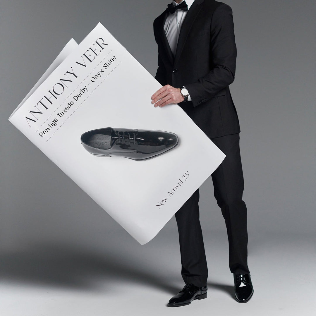Prestige Tuxedo Derby // Onyx Shine Black - SARTORO