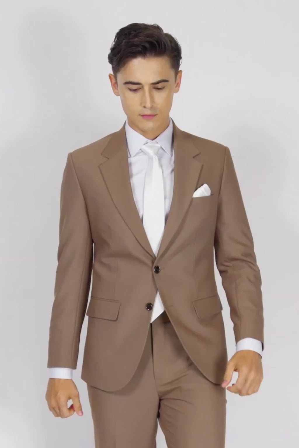 Astor Light Brown Stretch Jacket