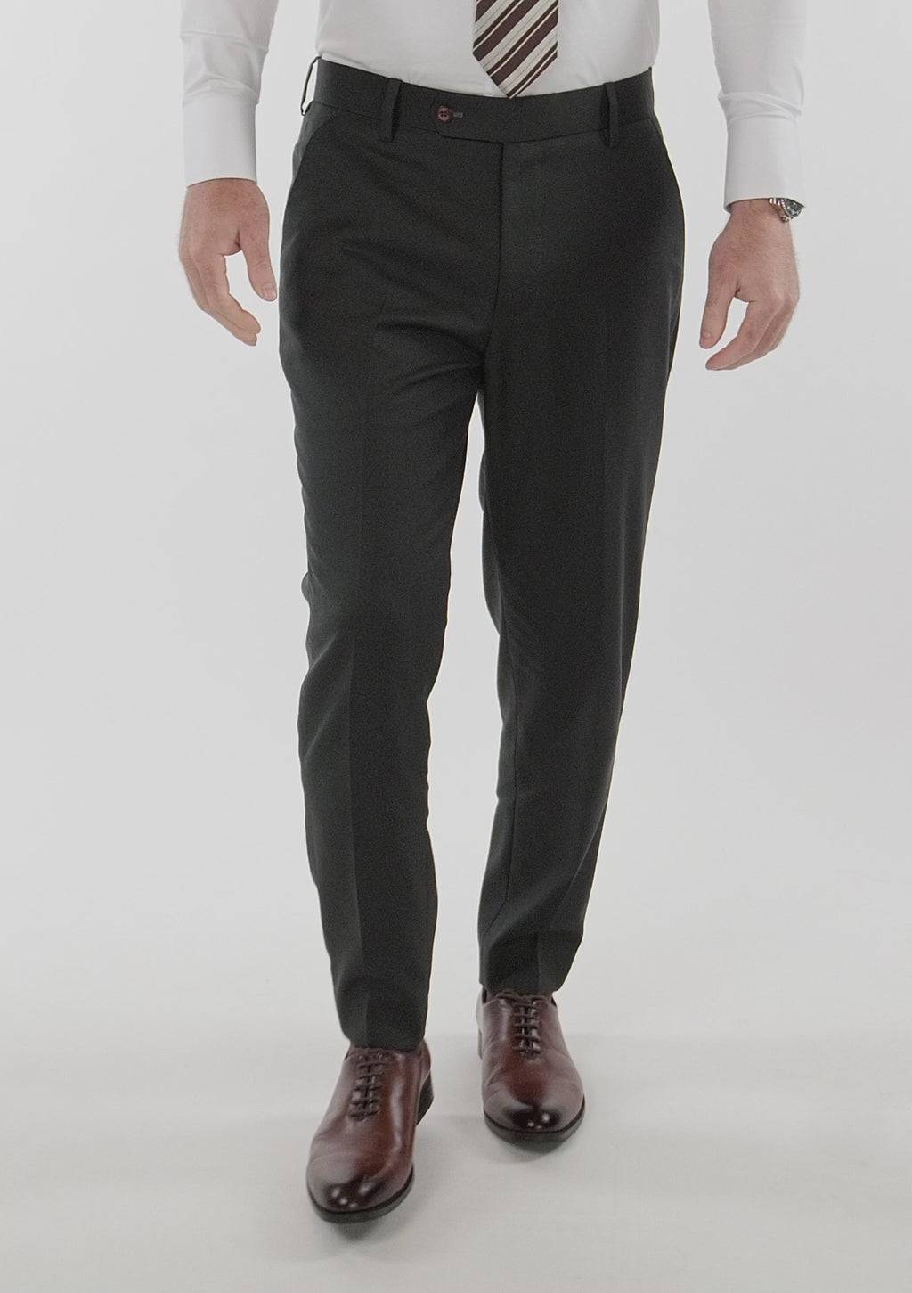 Dark Green Twill Pants