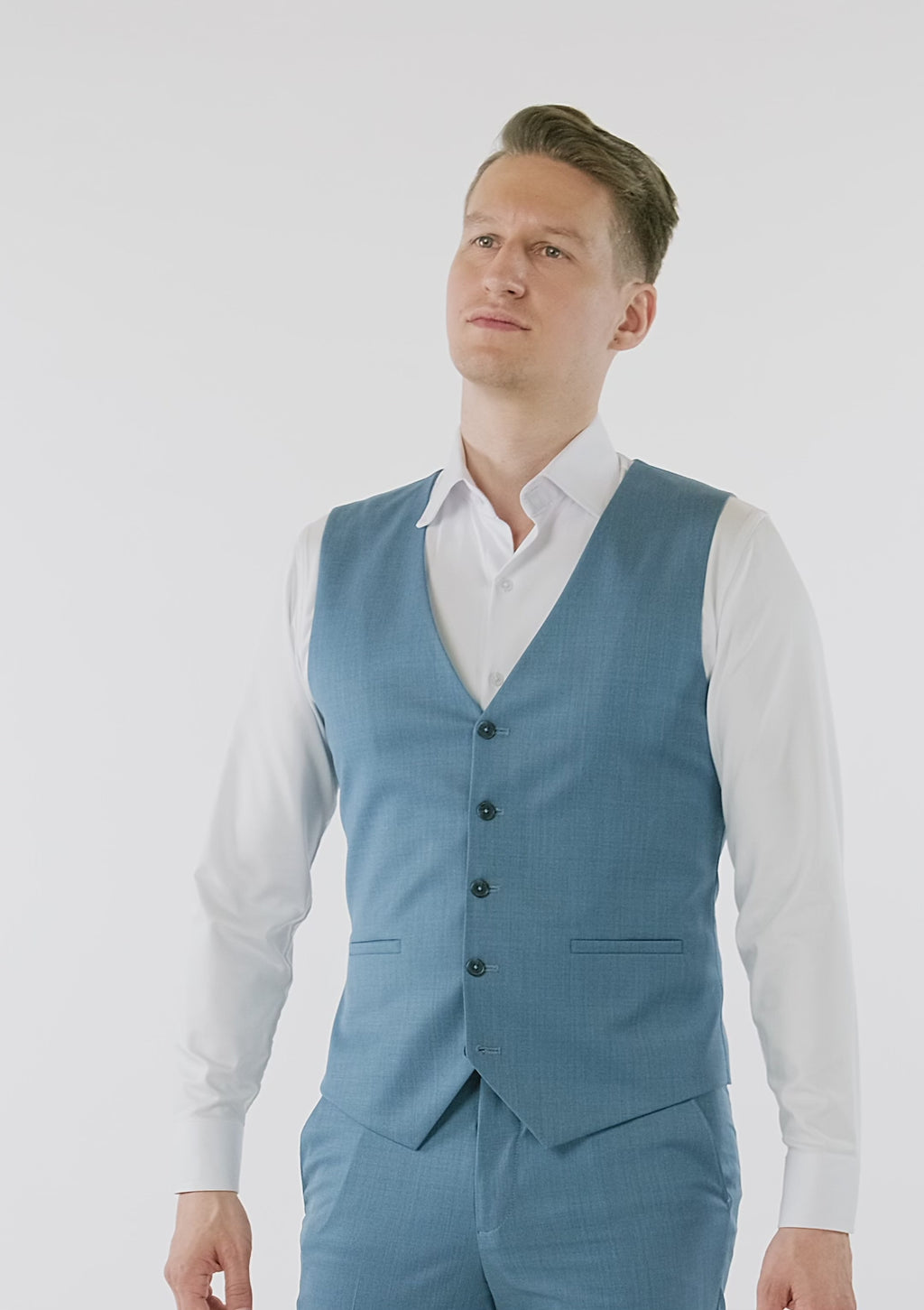 Olympic Blue Performance Stretch Vest