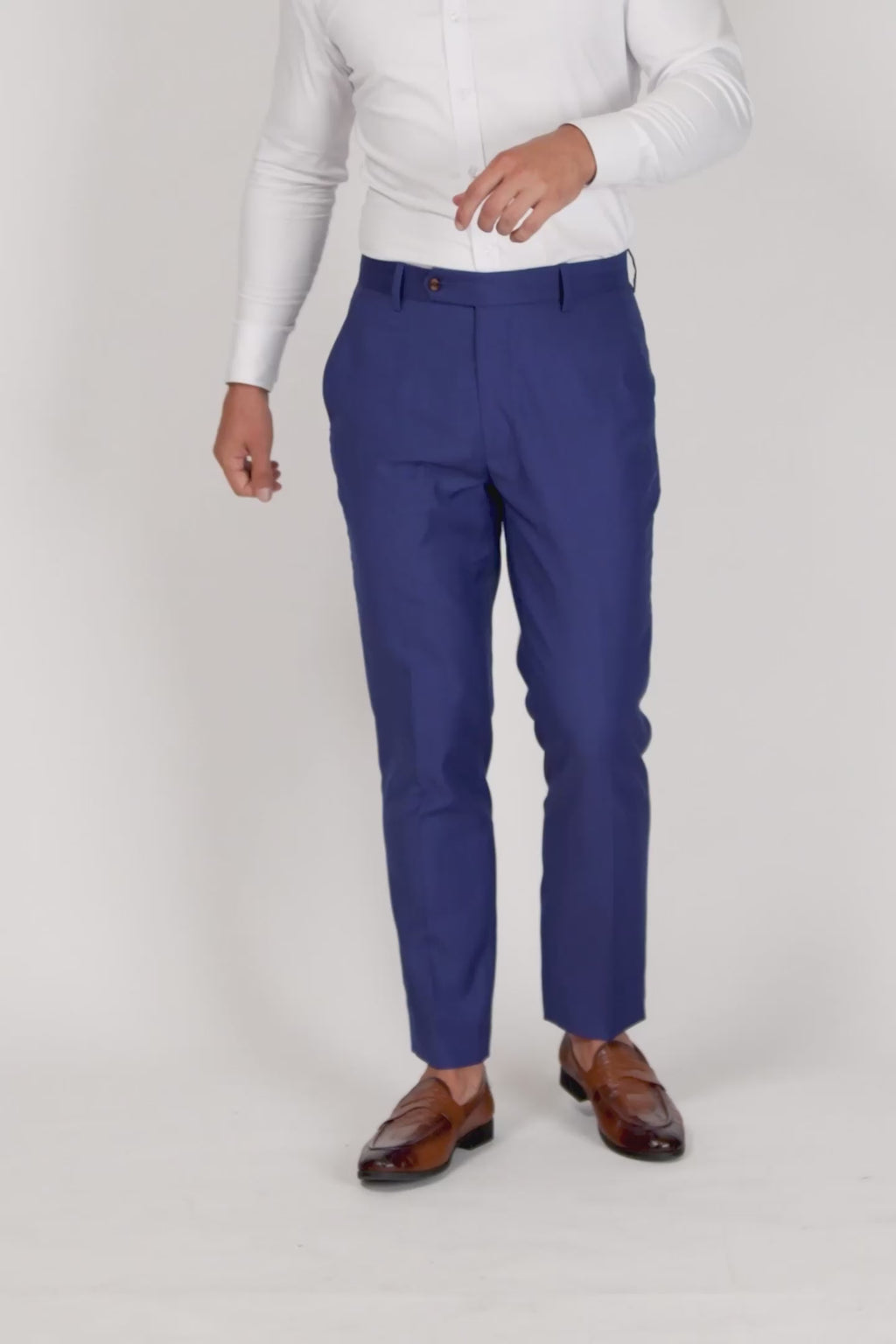Royal Blue Twill Pants