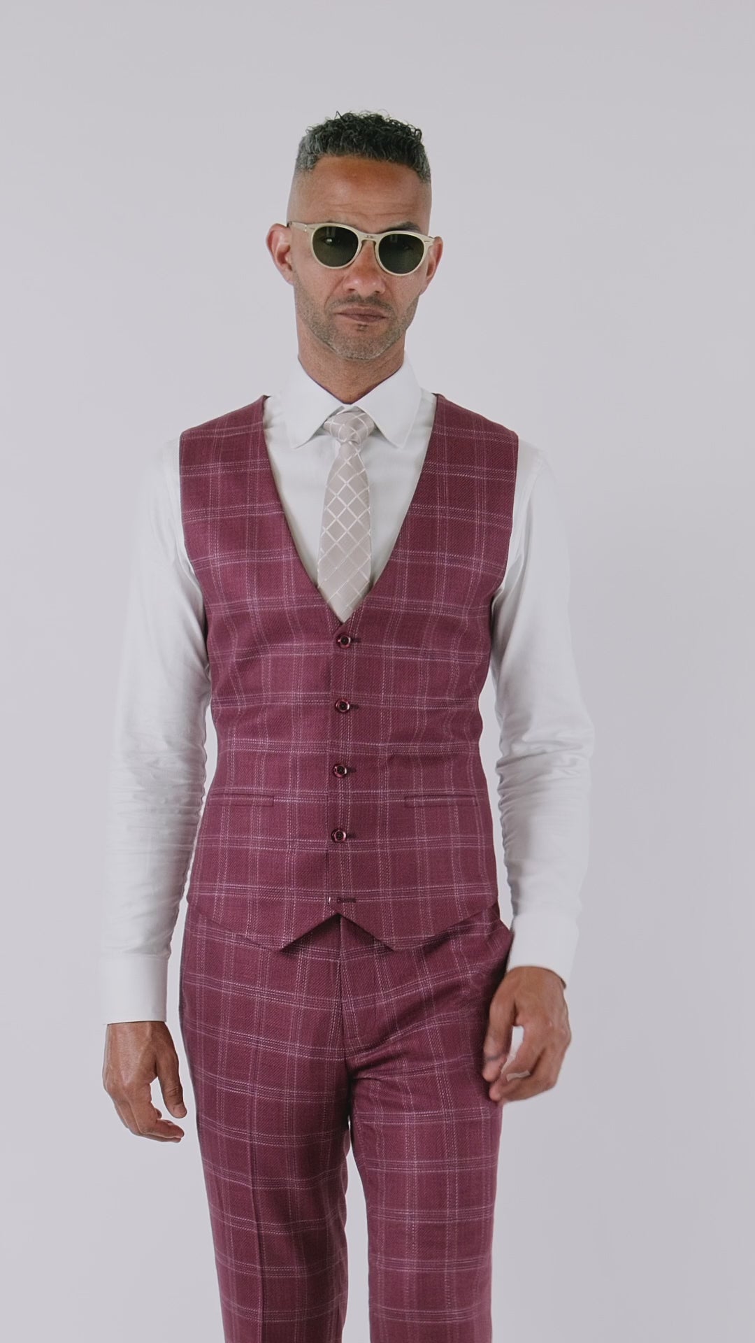 Claret Red Vest