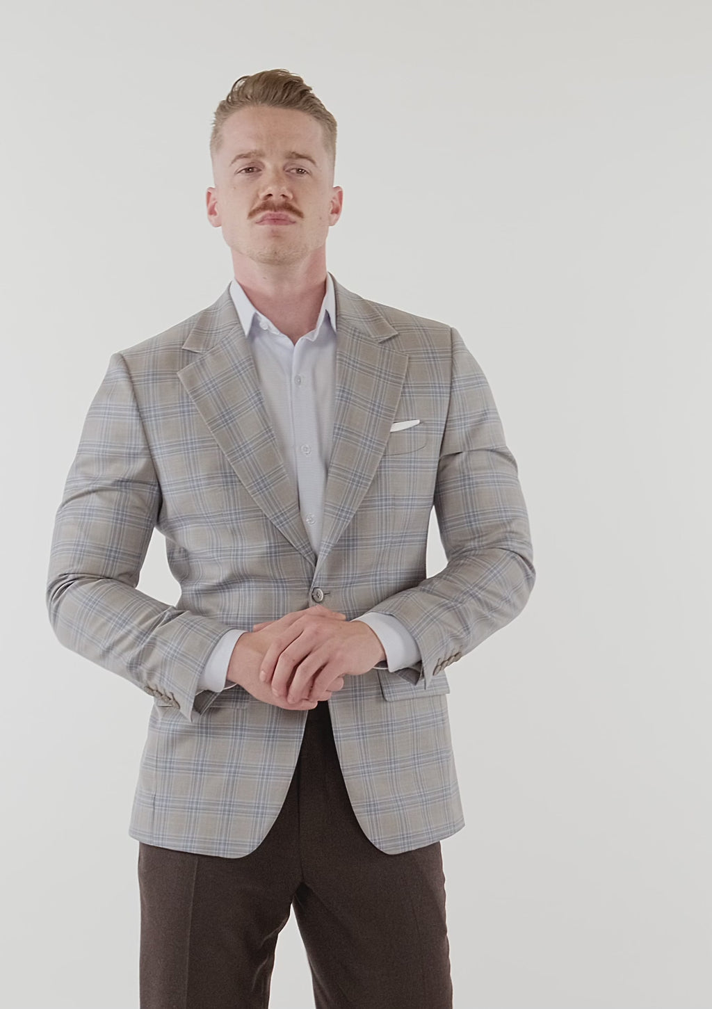 Milano Grey Checked Jacket