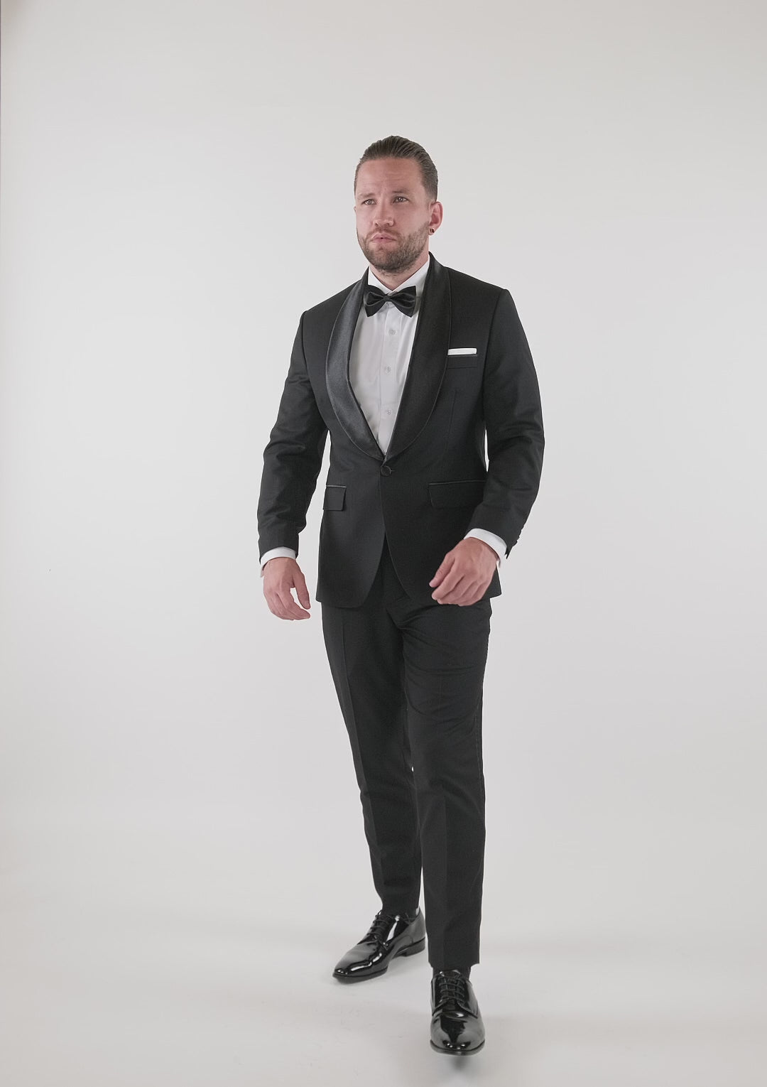 Carnegie Jet Black Twill Tuxedo
