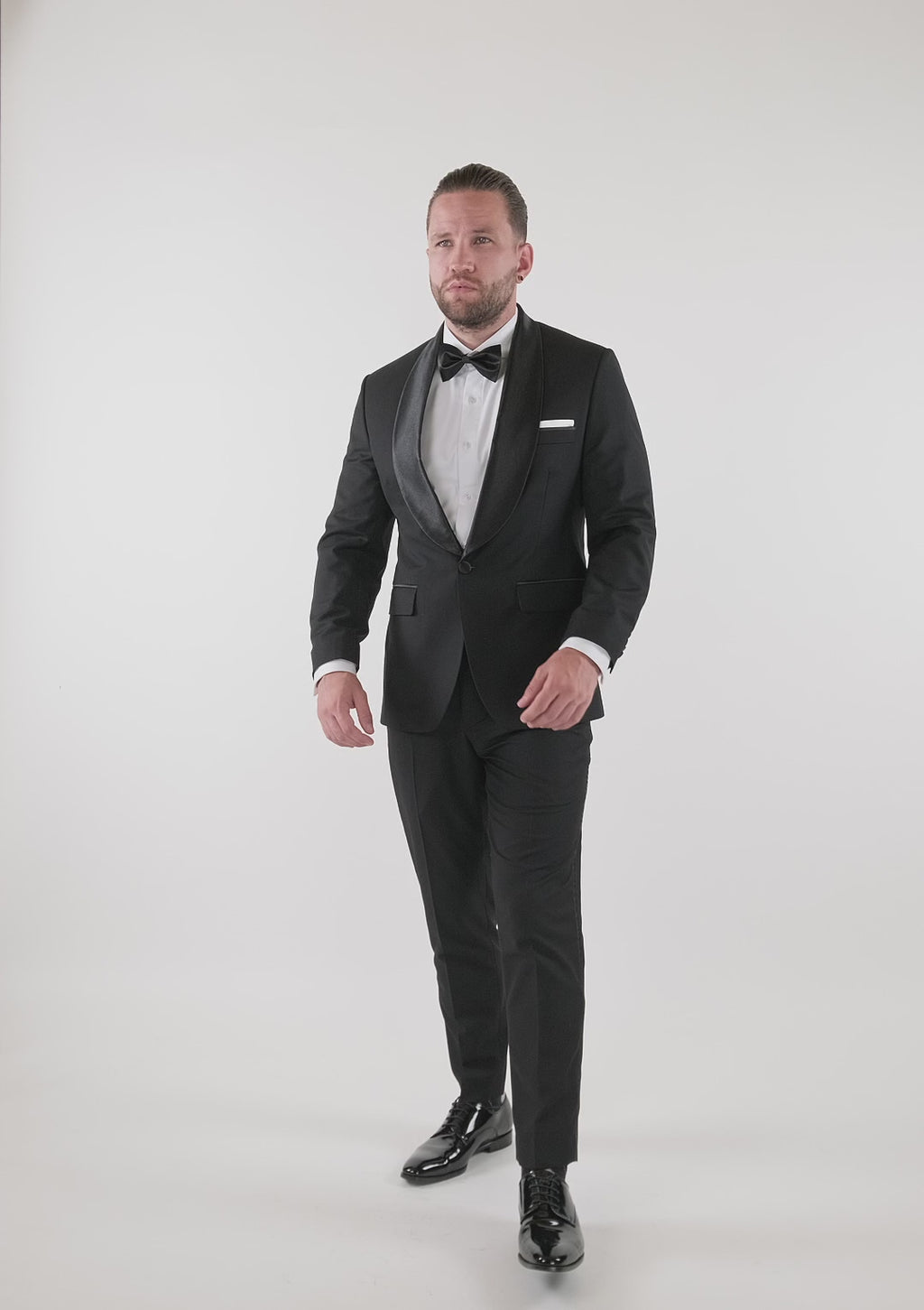 Carnegie Jet Black Twill Tuxedo