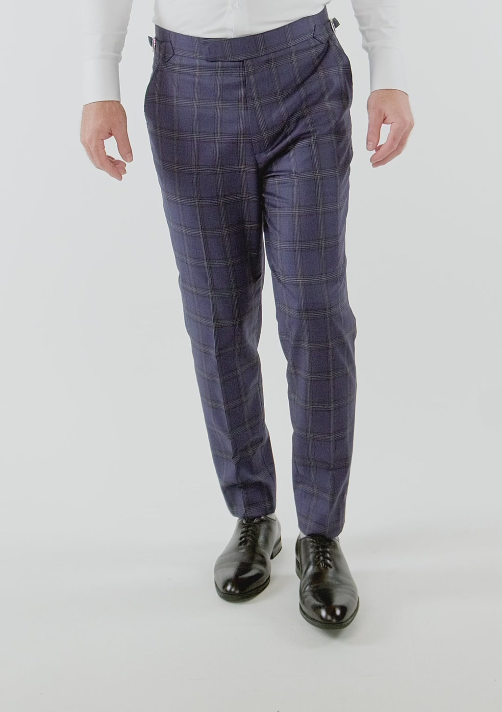 British Navy Checked Pants