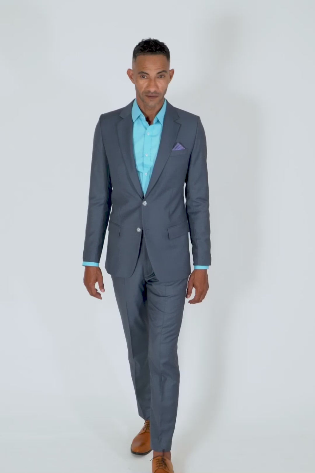 Astor Slate Grey Twill Suit