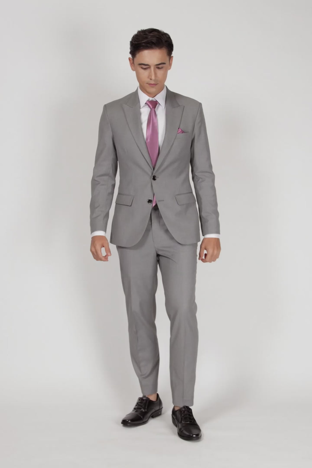 Bryant Light Grey Twill Suit