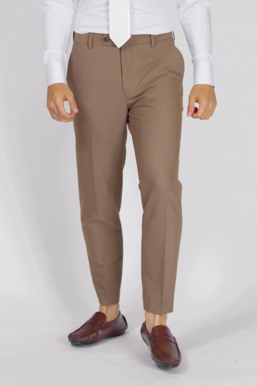 Light Brown Stretch Pants