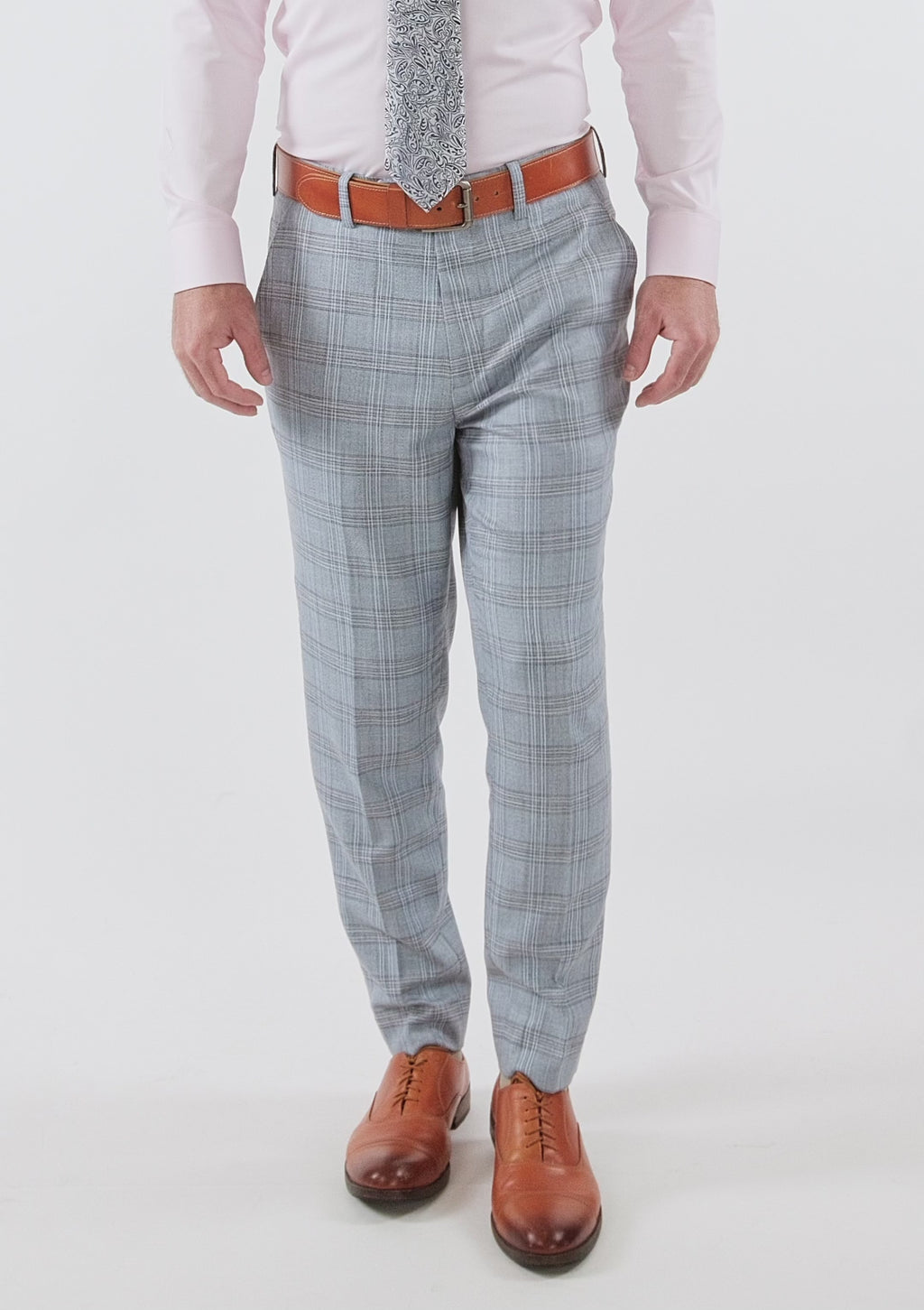 Polo Blue Glen Plaid Pants