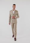 280158 Nobility Fashion 120s Light Brown Rockafeller Suit