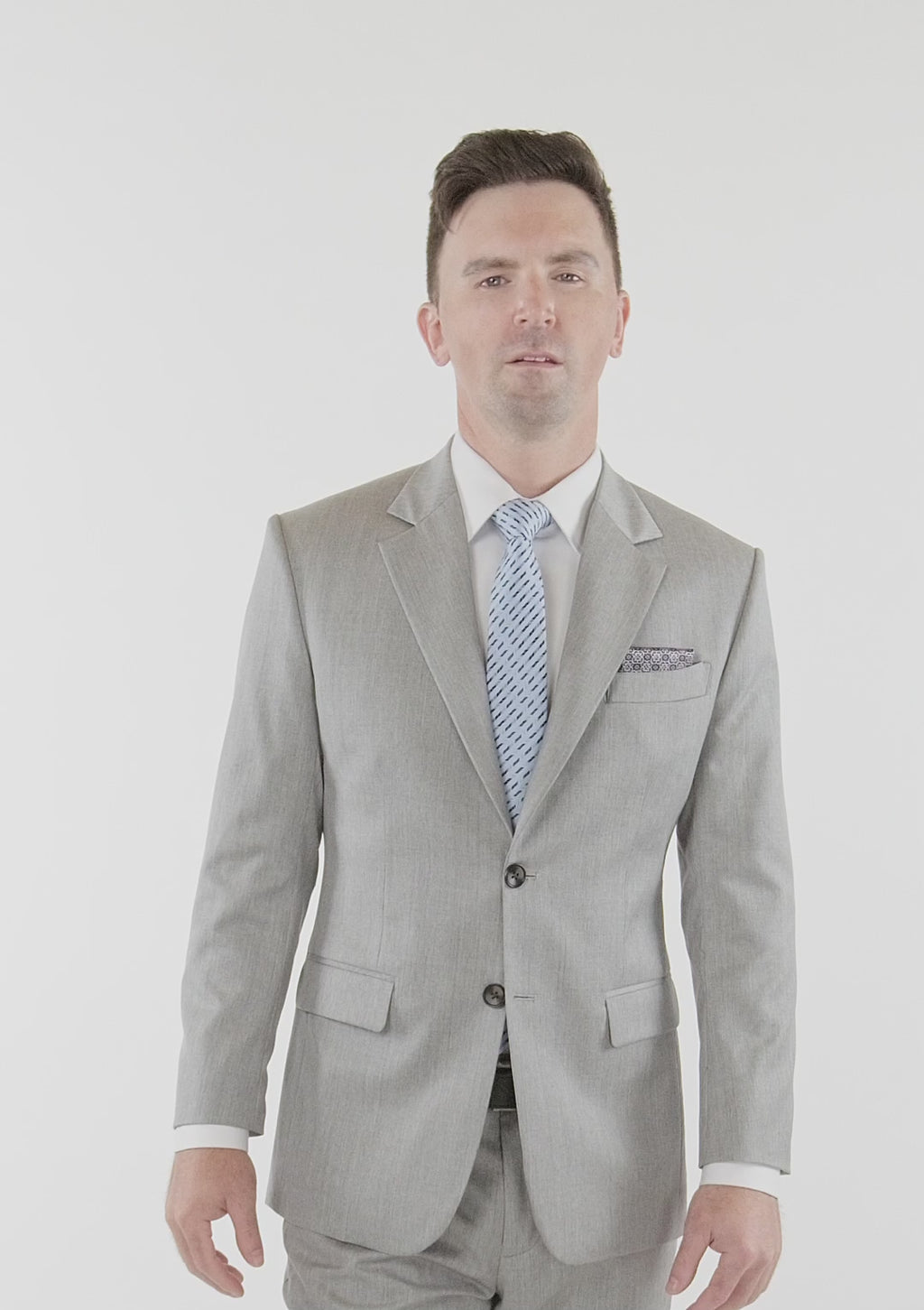 Astor Glacier Grey Twill Jacket