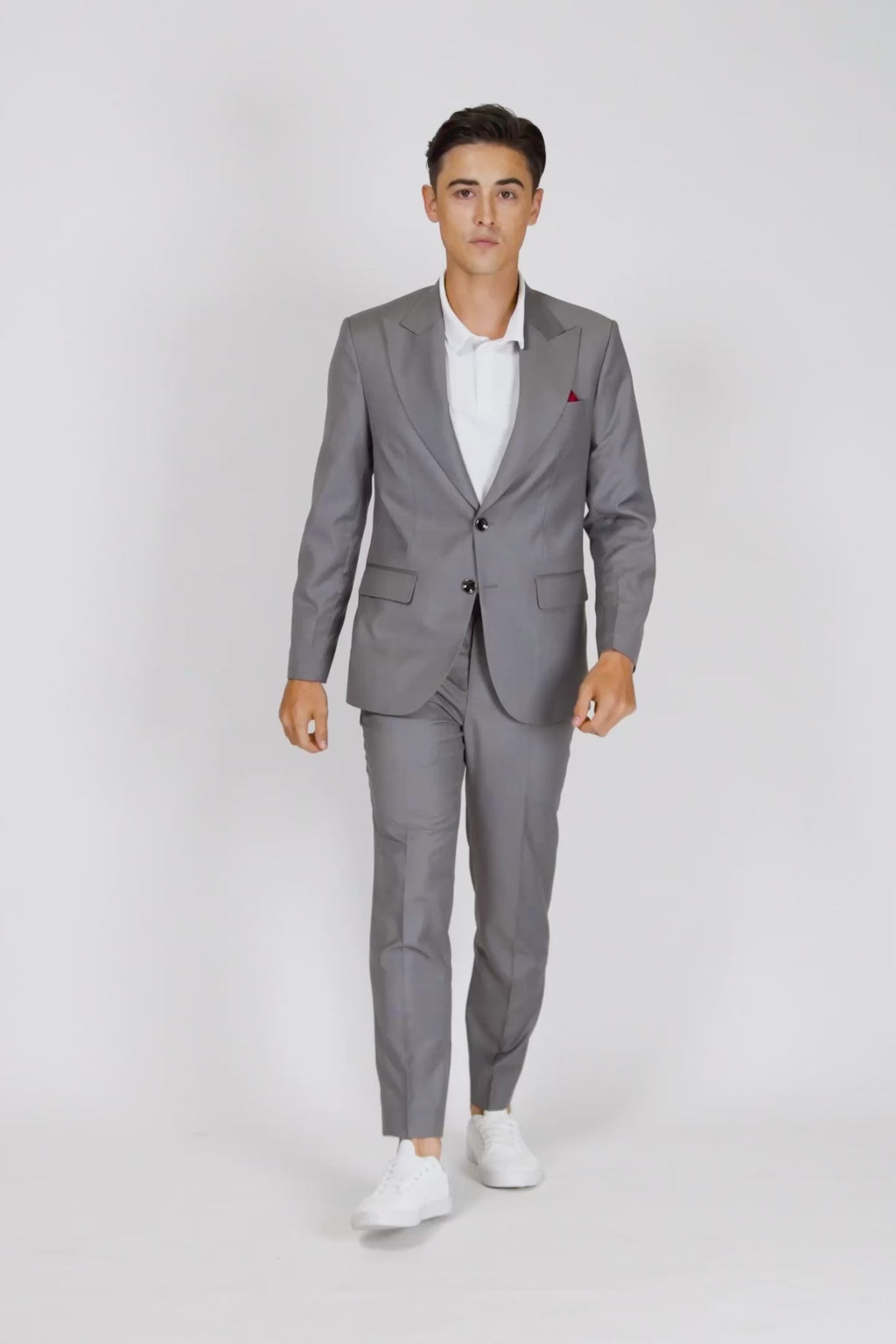 Hudson Oslo Grey Twill Suit