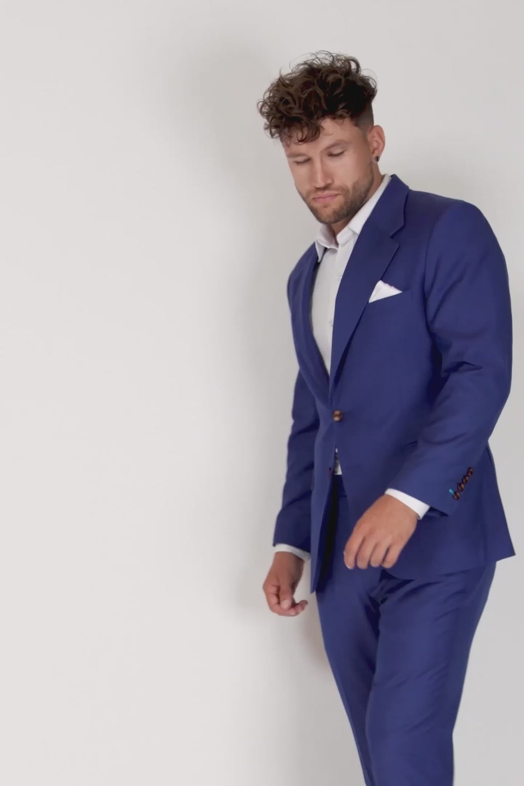 Ellis Royal Blue Twill Jacket