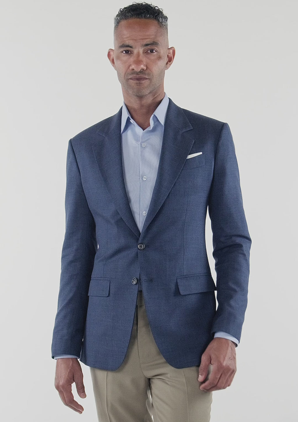 Delft Blue Bamboo Ellis Jacket