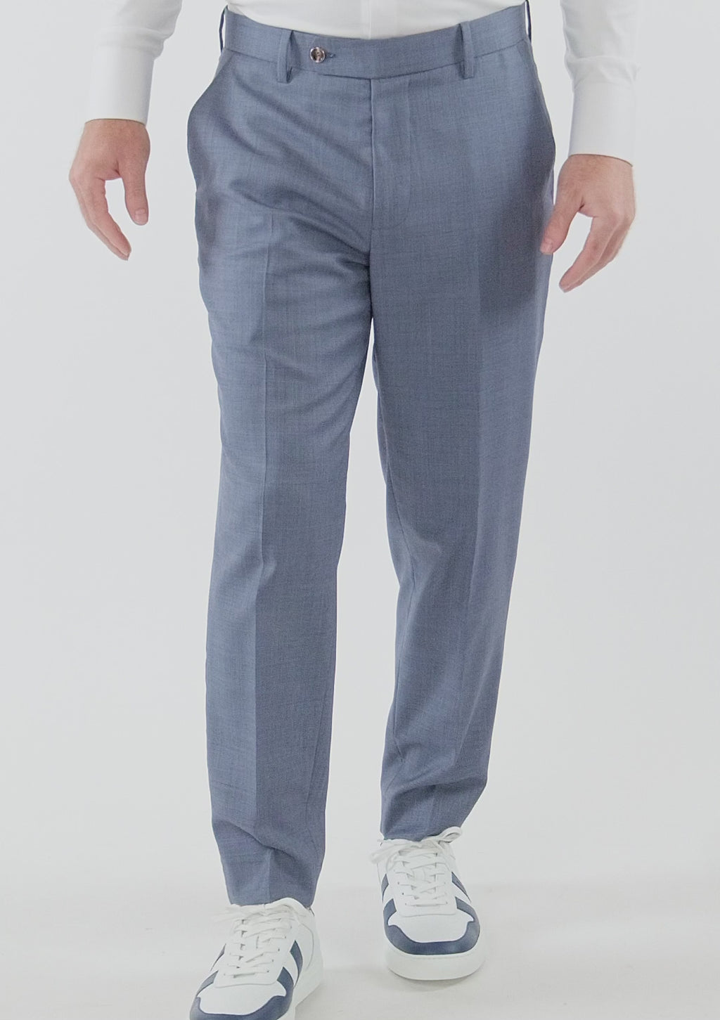 Vista Blue Sharkskin Pants