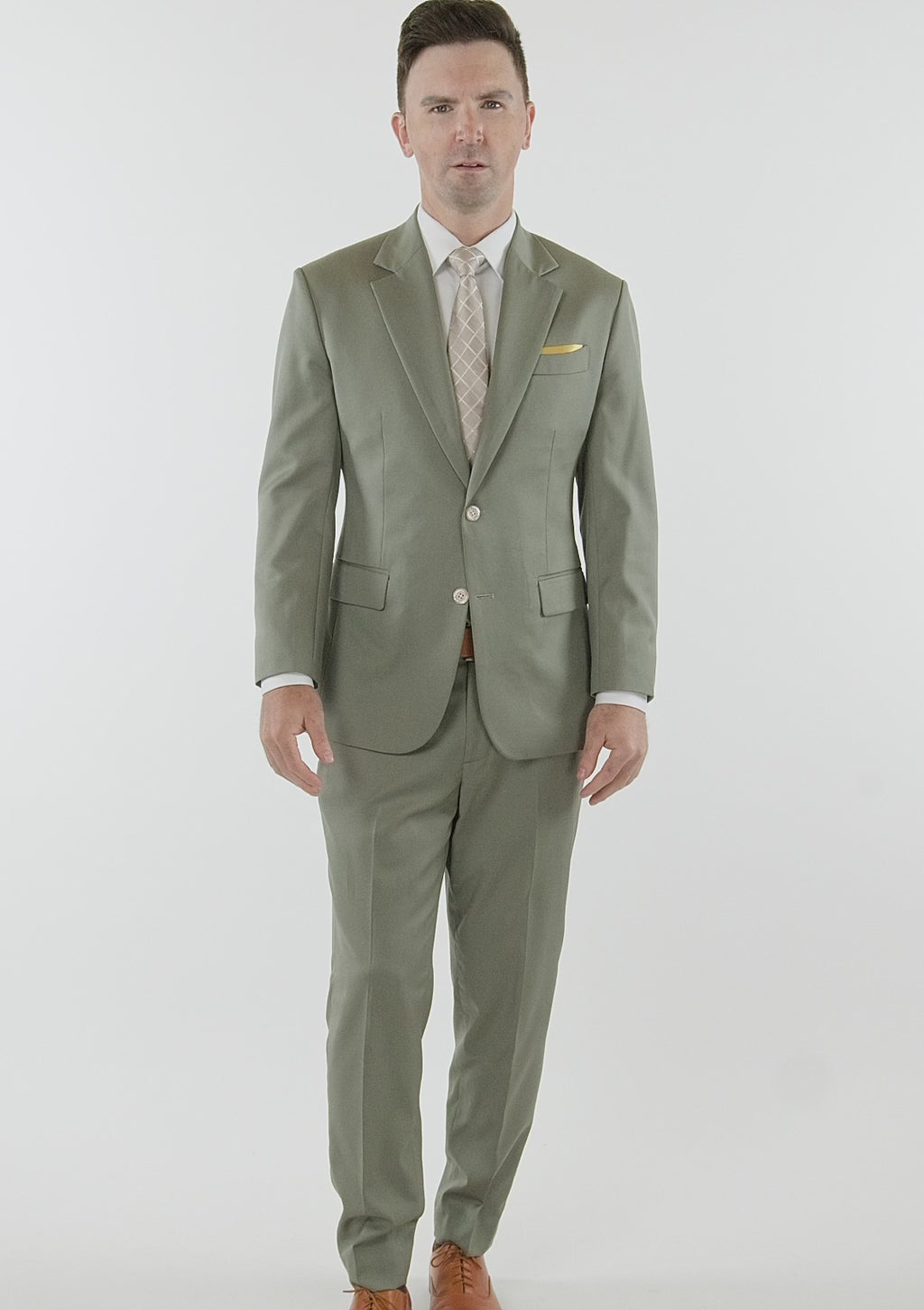 Astor Verona Sage Twill Suit