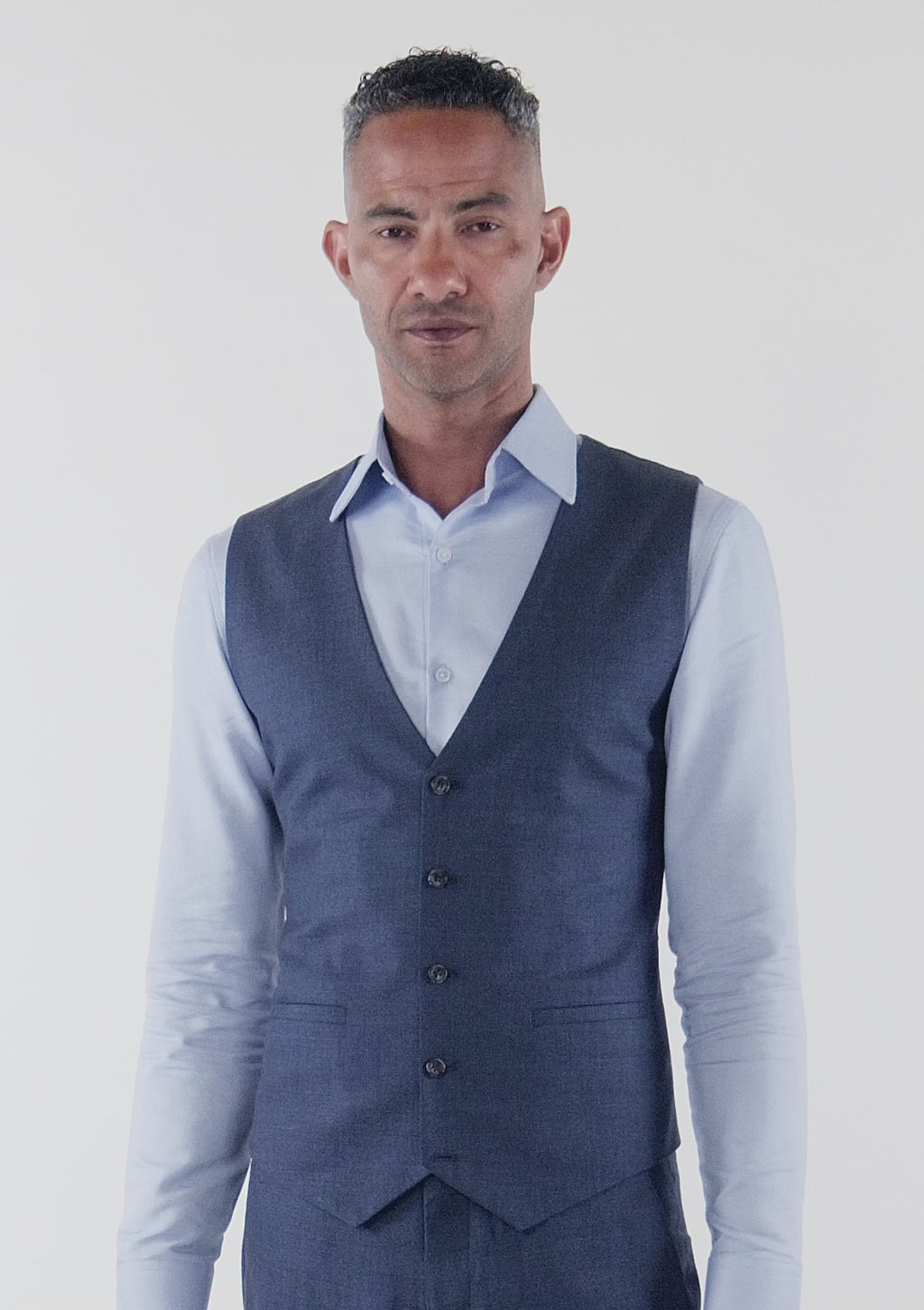 Delft Blue Bamboo Vest