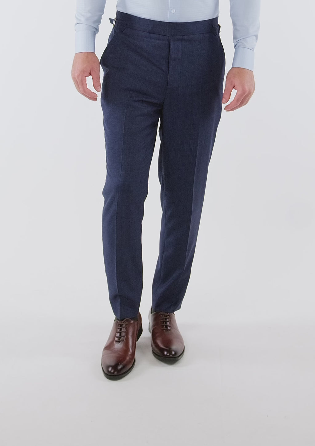 Penn Blue Sharkskin Pants