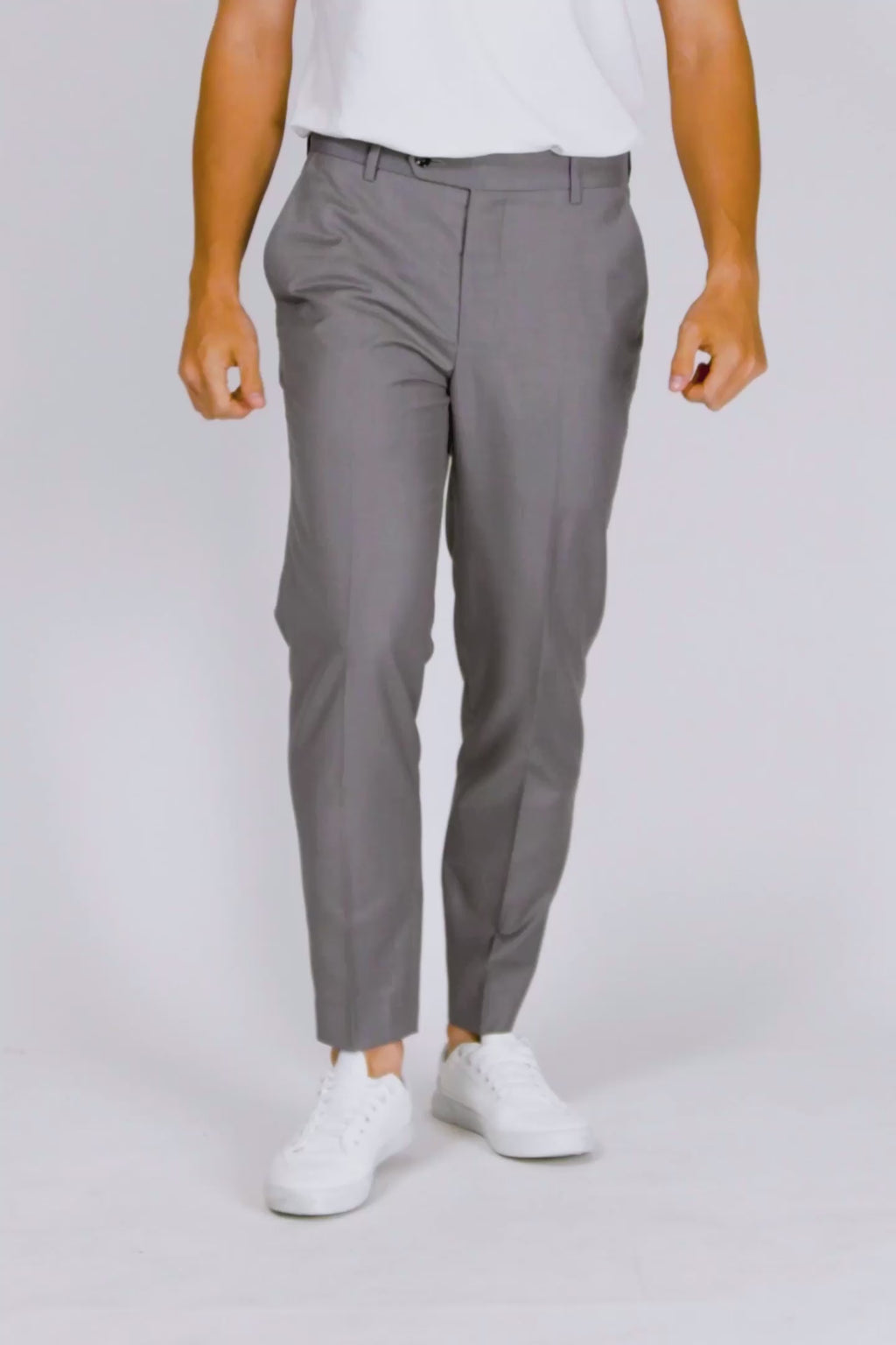 Oslo Grey Twill Pants