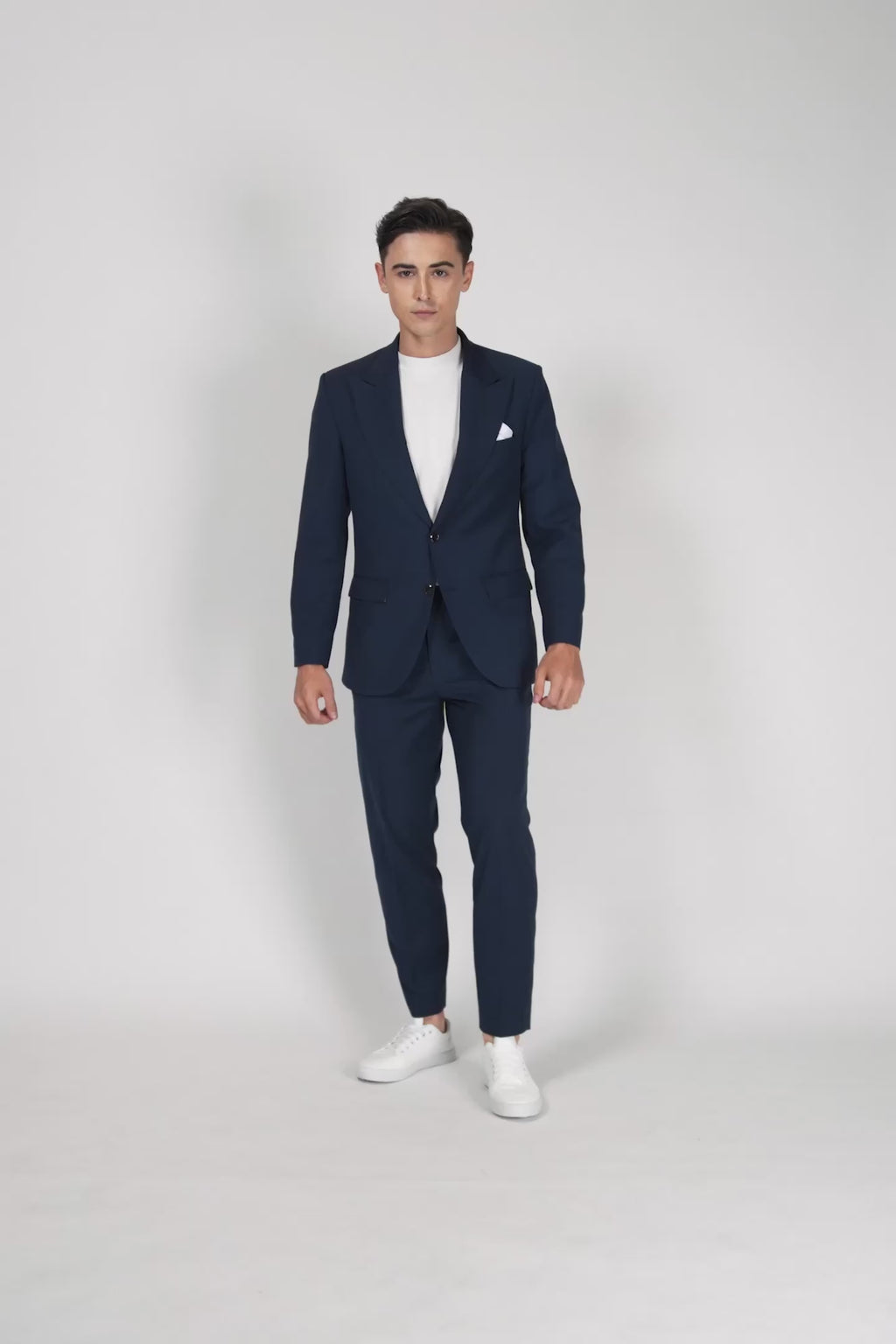 Hudson Navy Crosshatch Suit