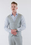 Pale Blue Italian Wool Vest