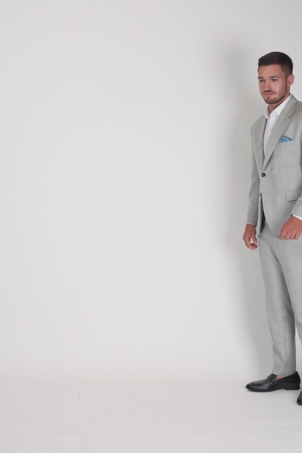 Ellis Off-White Prince Of Wales Suit