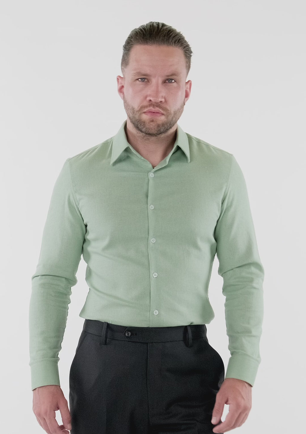 Fern Green Linen Shirt