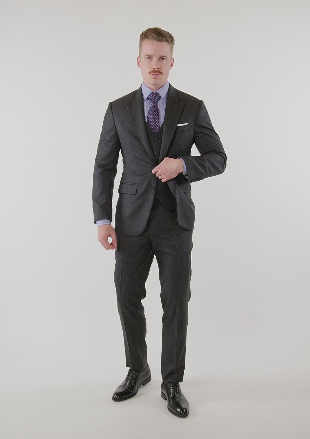 Charcoal Smoke Astor Suit