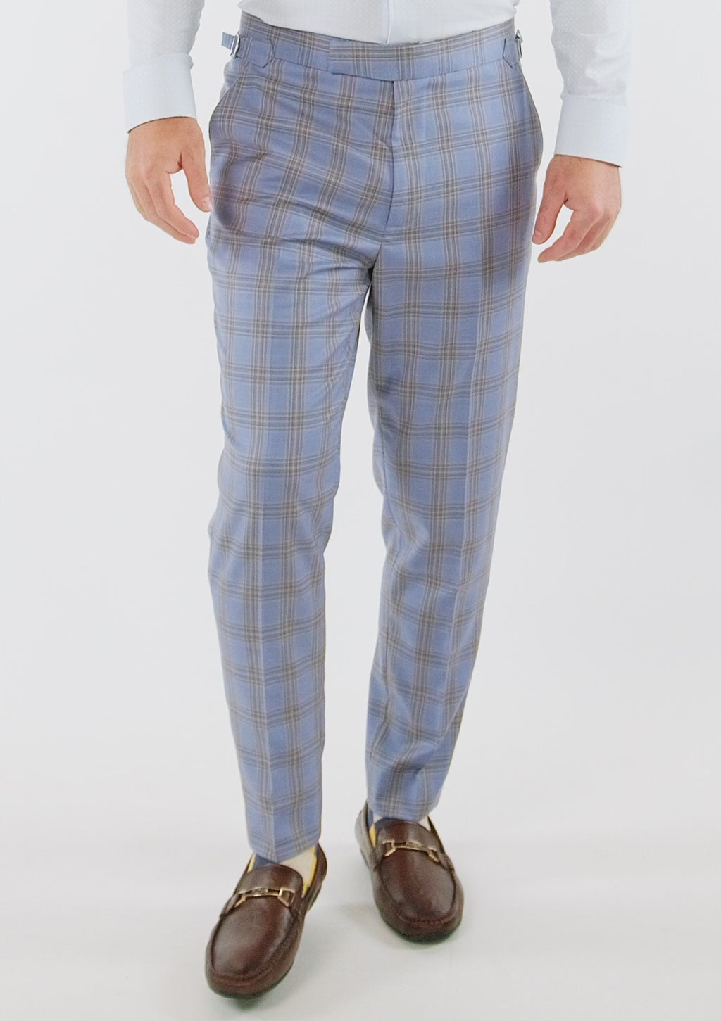 Vista Blue Checked Pants