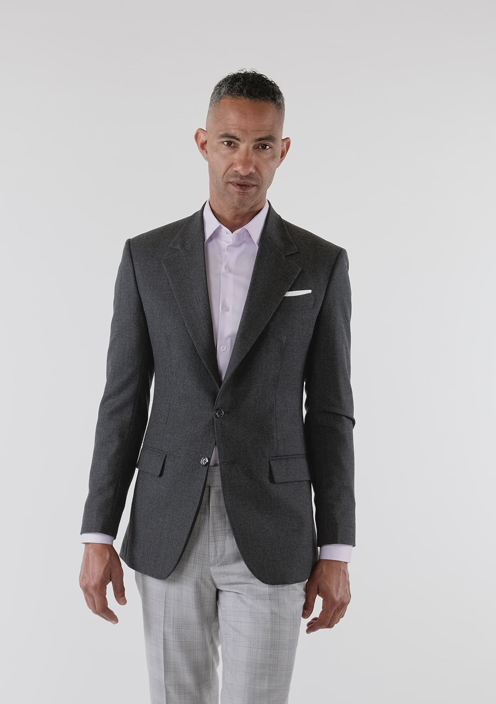 Charcoal Flannel Ellis Jacket