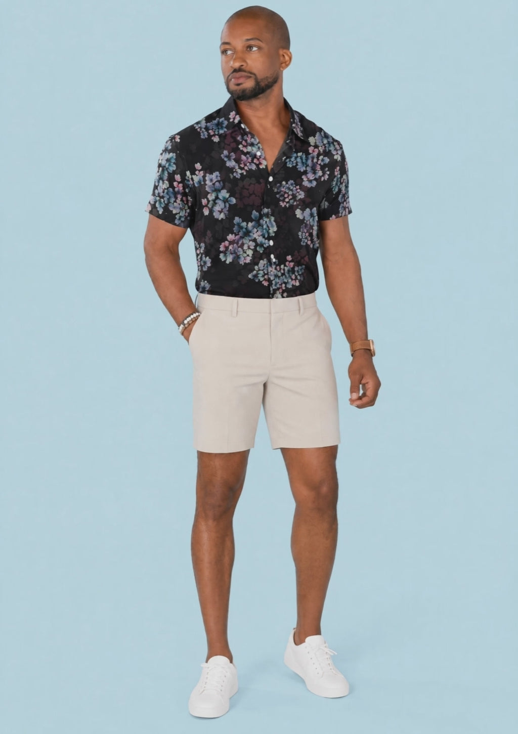 Twilight Garden Silk Shirt