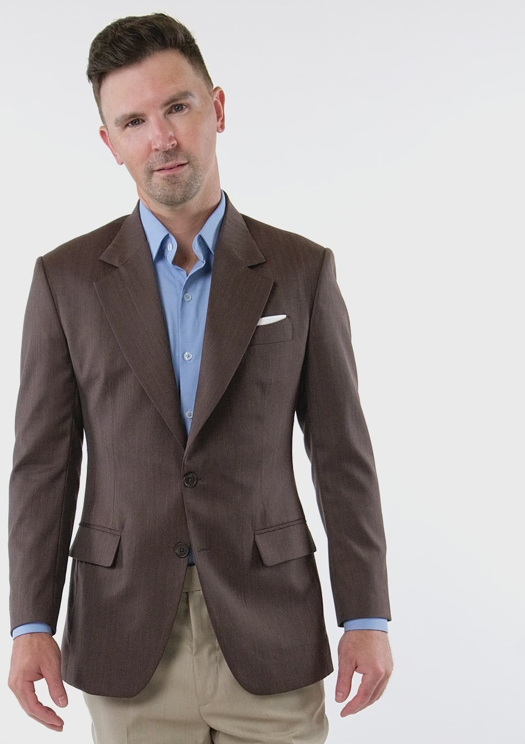 Hickory Brown Herringbone Ellis Jacket