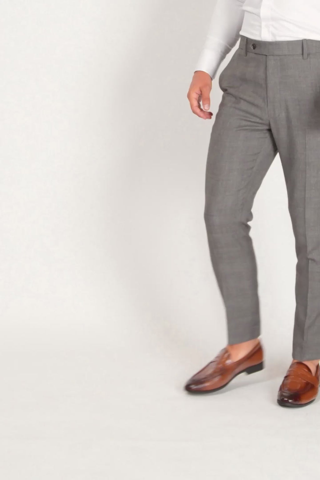 Spanish Grey Prince Of Wales Pants