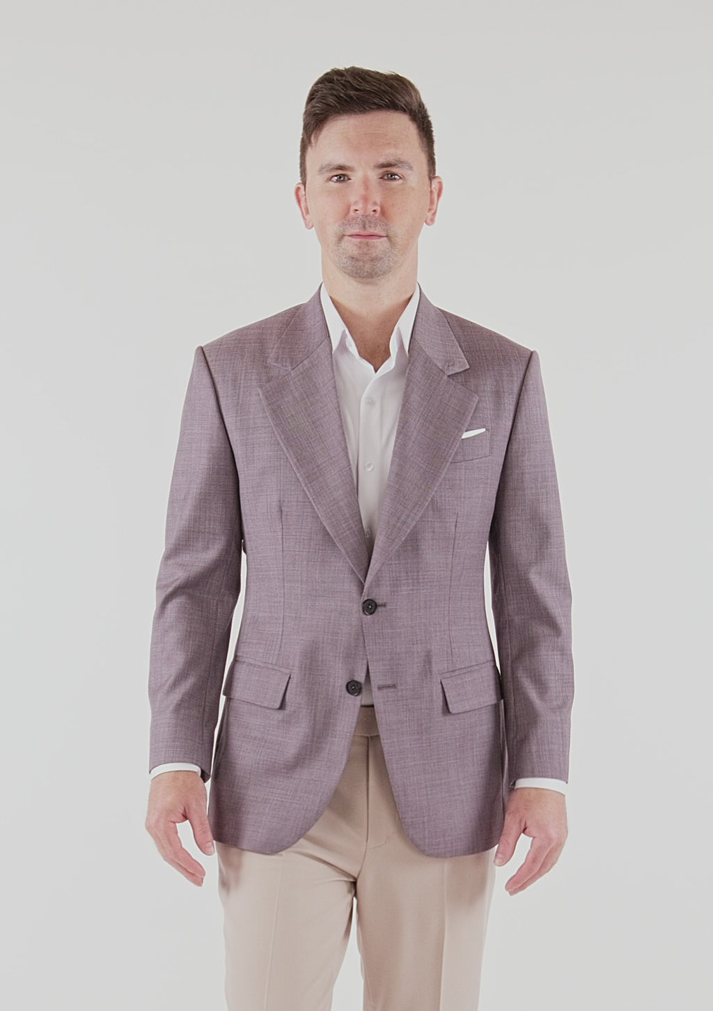 Wisteria Lilac Sharkskin Jacket