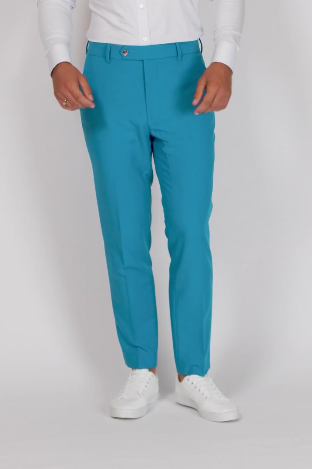 Sapphire Blue Stretch Pants