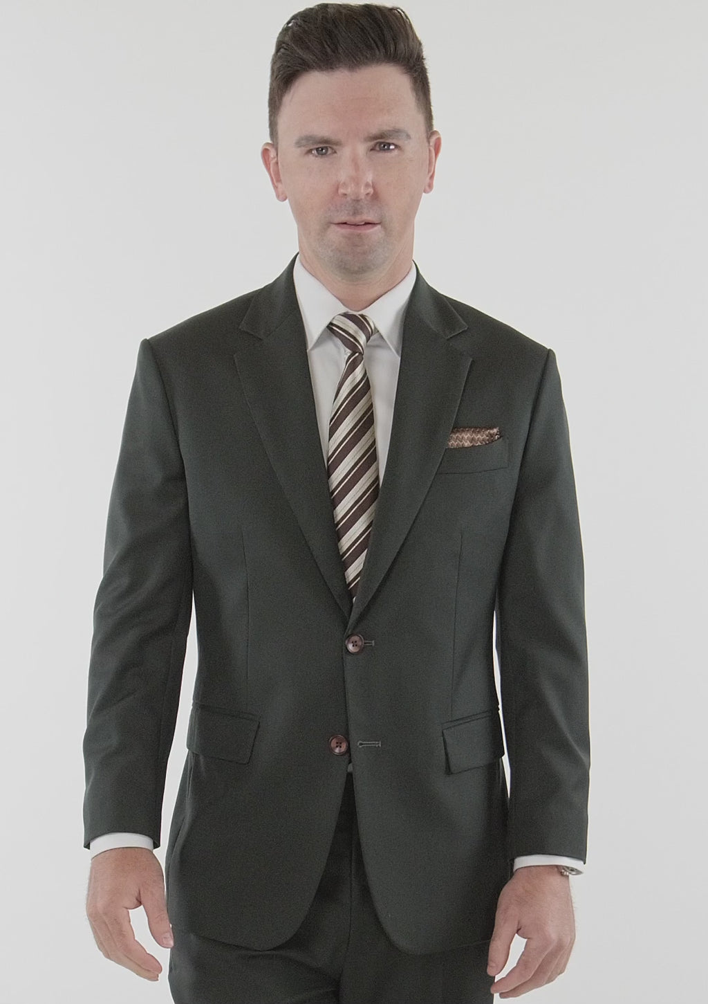 Astor Dark Green Twill Jacket