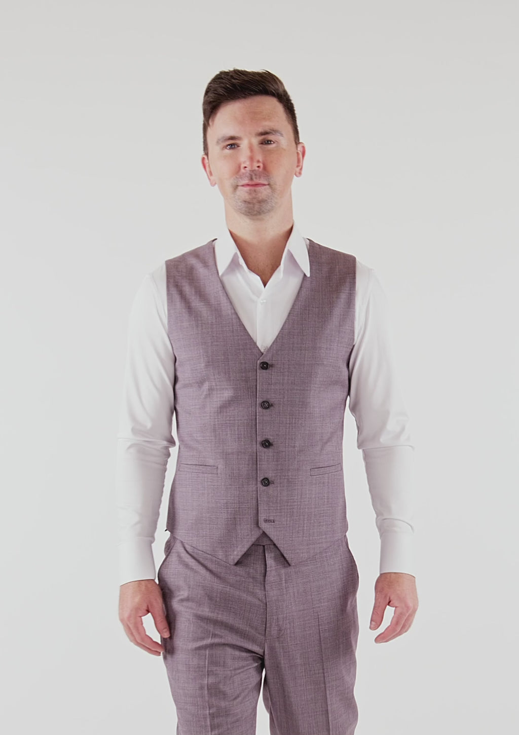 Wisteria Lilac Sharkskin Vest