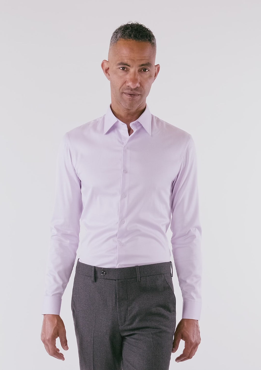 Lavender Dobby Bamboo Shirt