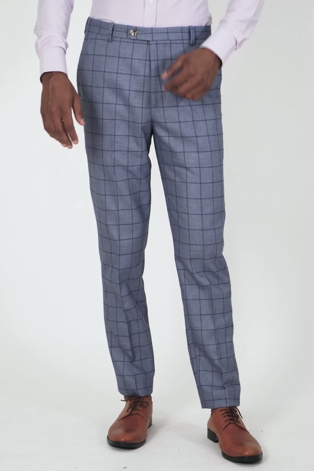 Carolina Blue Windowpane Pants