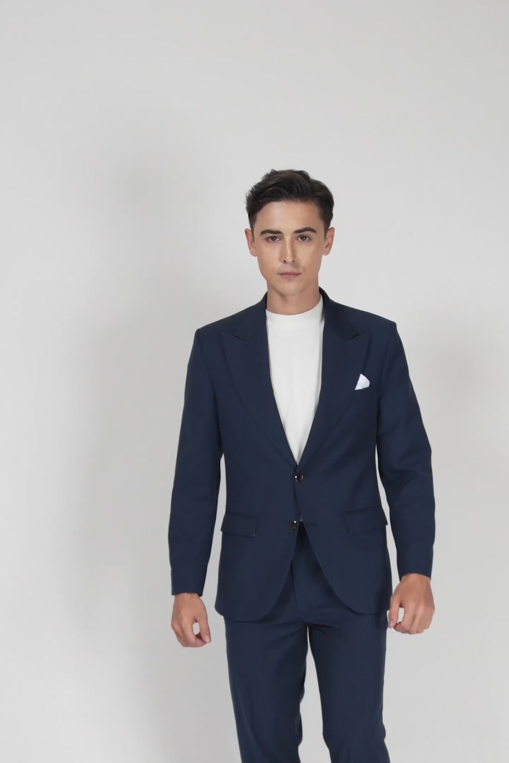 Hudson Navy Crosshatch Jacket