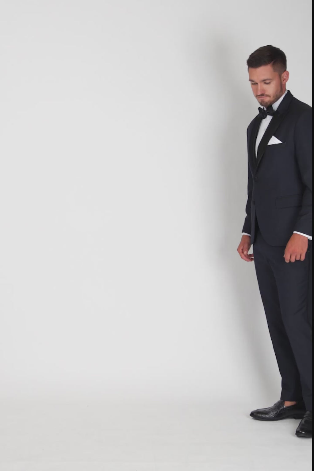 Dean Dark Navy Twill Tuxedo