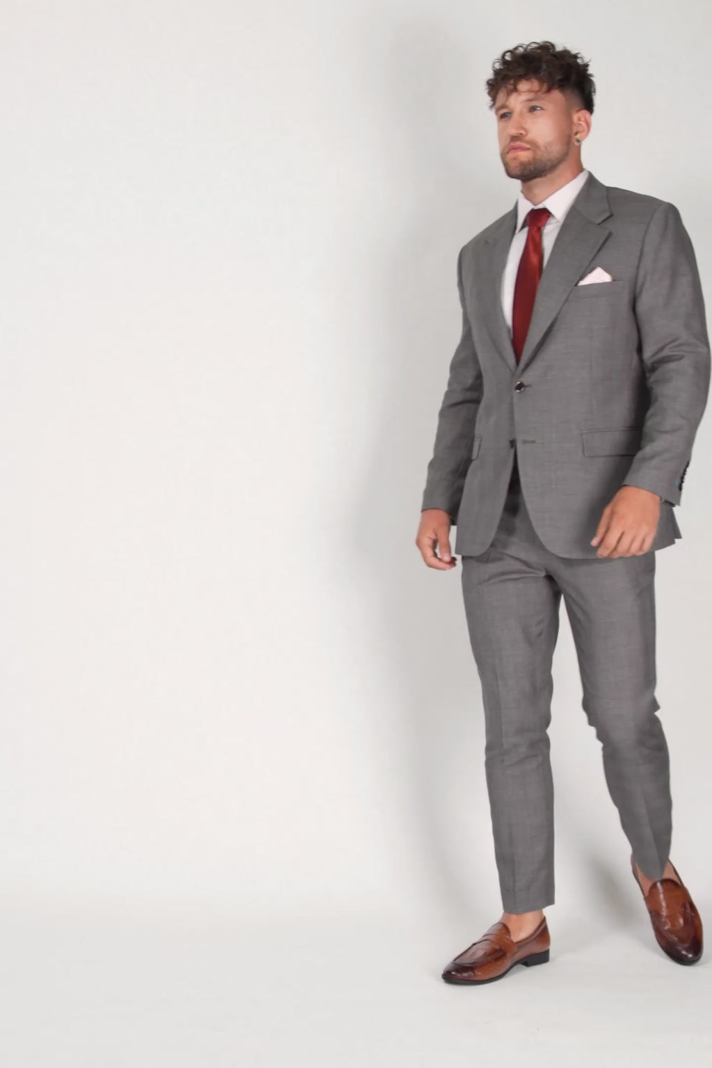 Ellis Spanish Grey Prince Of Wales Suit