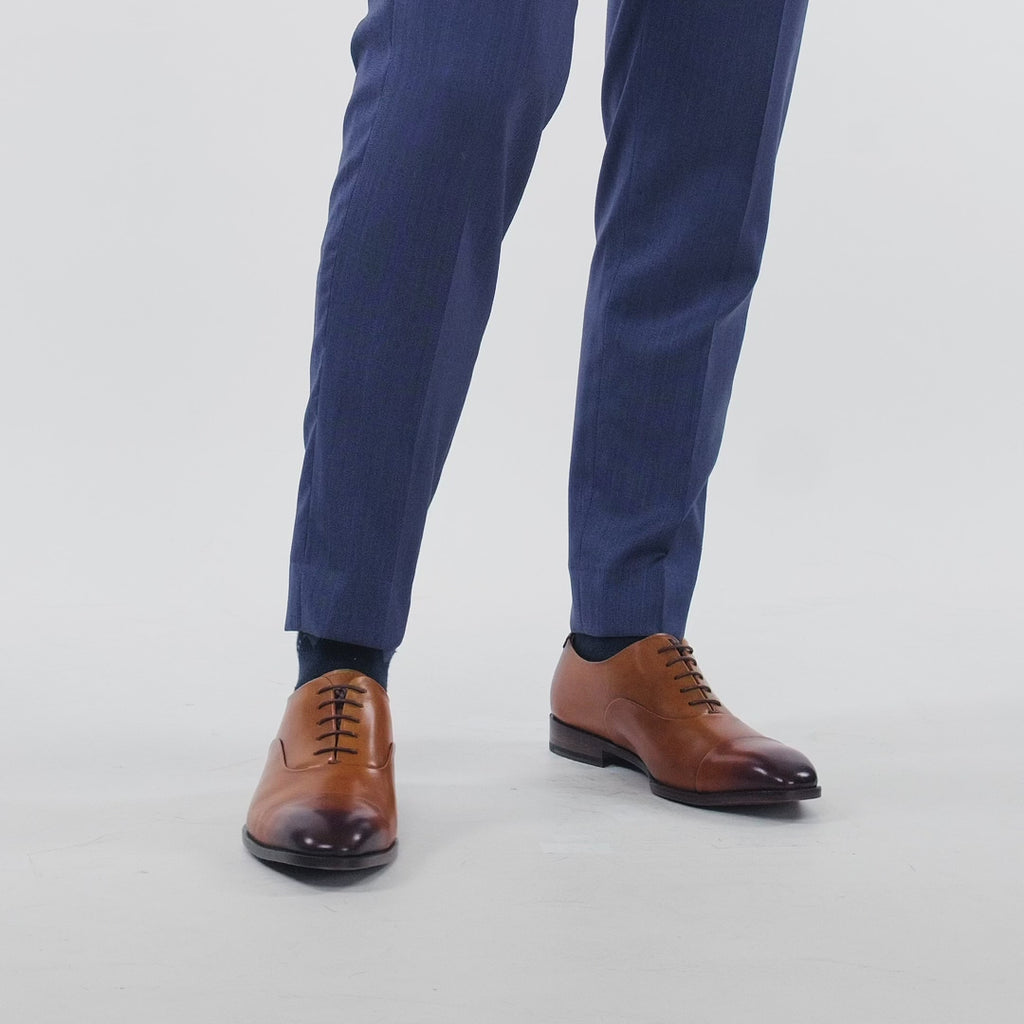 Genoa Cap-Toe Oxford // Tan