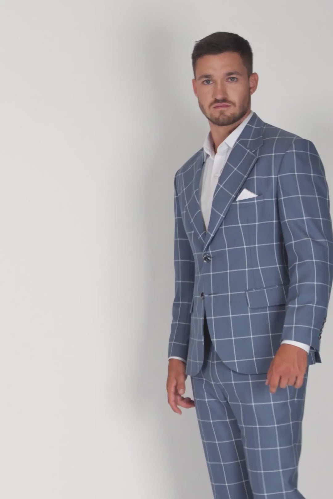 Ellis Blue Windowpane Jacket