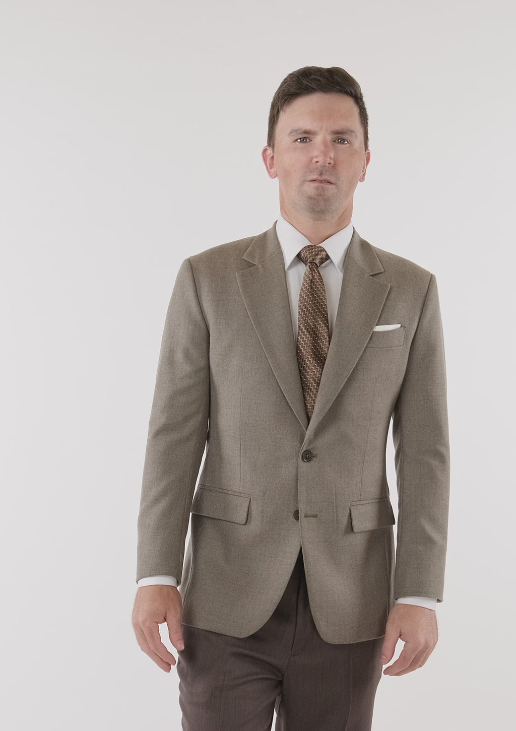 Astoria Brown Flannel Astor Jacket