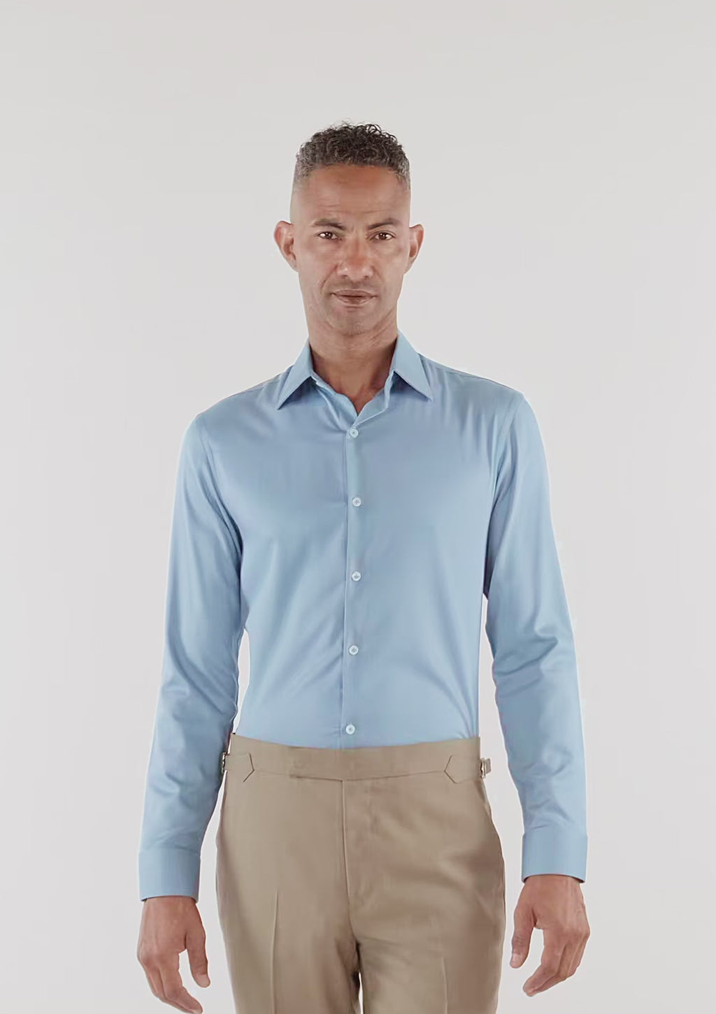 Sky Blue Bamboo Shirt